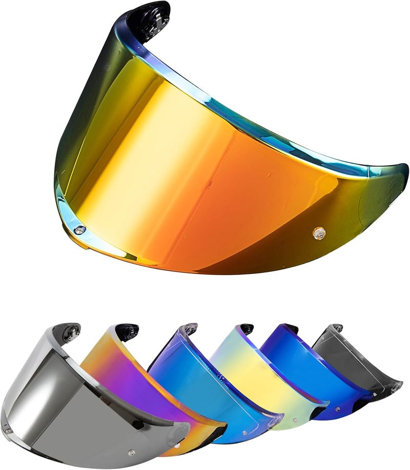 psler Helmet Visor for K6 K6s - K6 K6 s Visor Helmet Face Shield Helmet Accessories Replacement for K6 K6s,Deep Red - Image 1